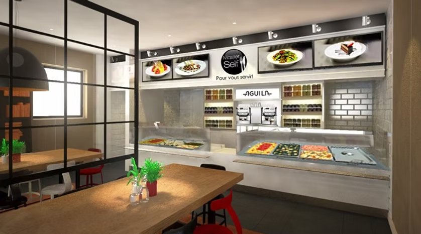 Cafétéria sur-mesure